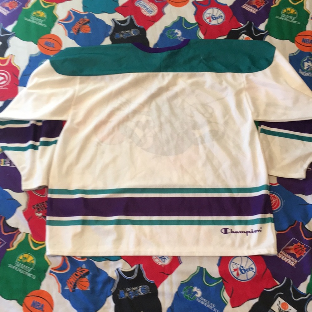 Vintage Champion Charlotte Hornets Hockey Jersey - Picture 2 of 4
